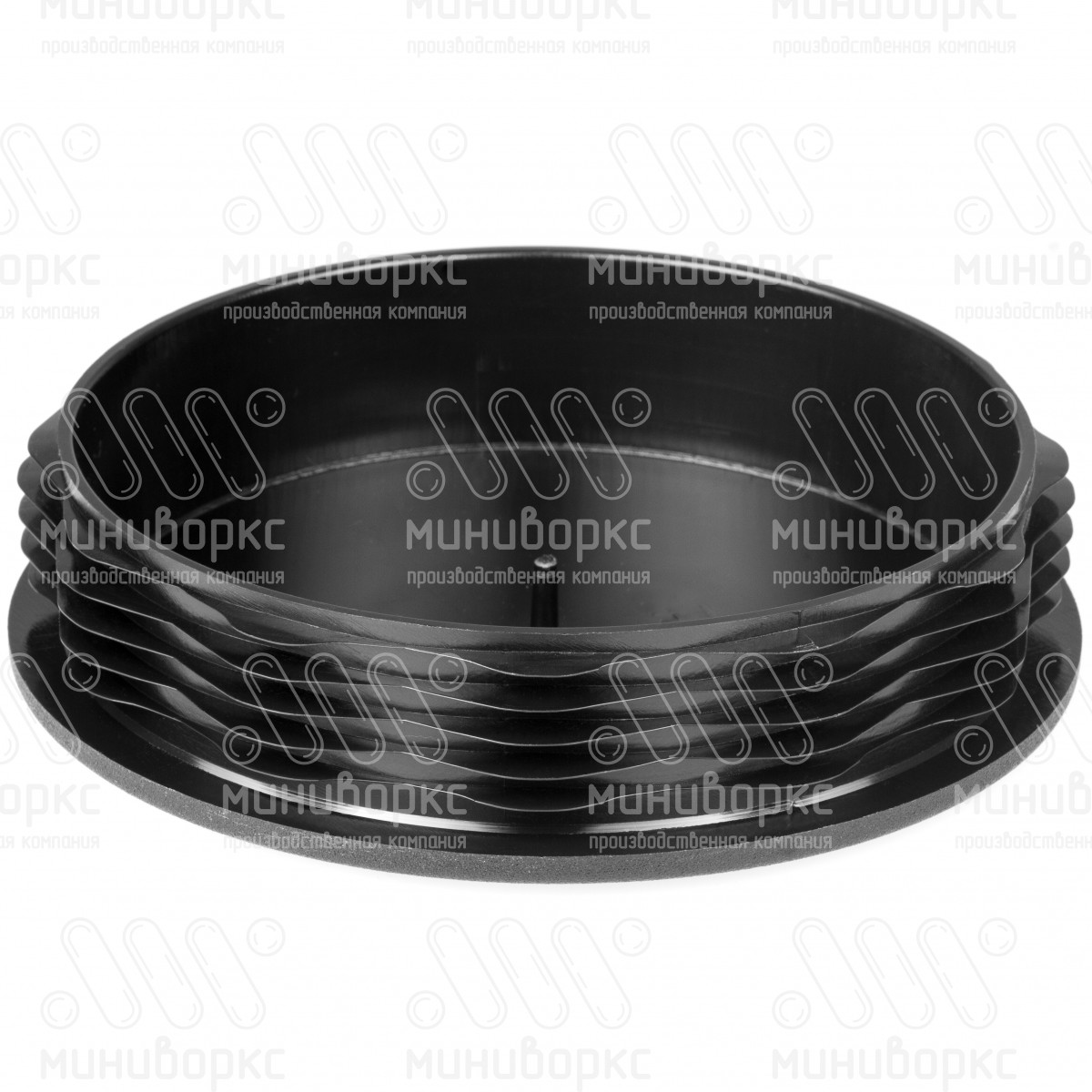 Заглушка пластиковая круглая Ø177.8, практичная, серия ILT, стенка 3.2-8.0 мм, цвет черный – ILT177,8 - 3