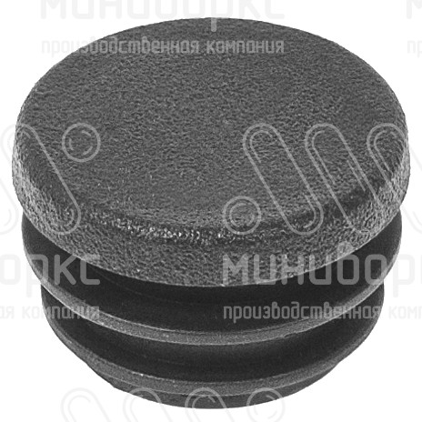 Заглушка круглая Ø28, практичная, цвет черный – 28ПЧВ - 1