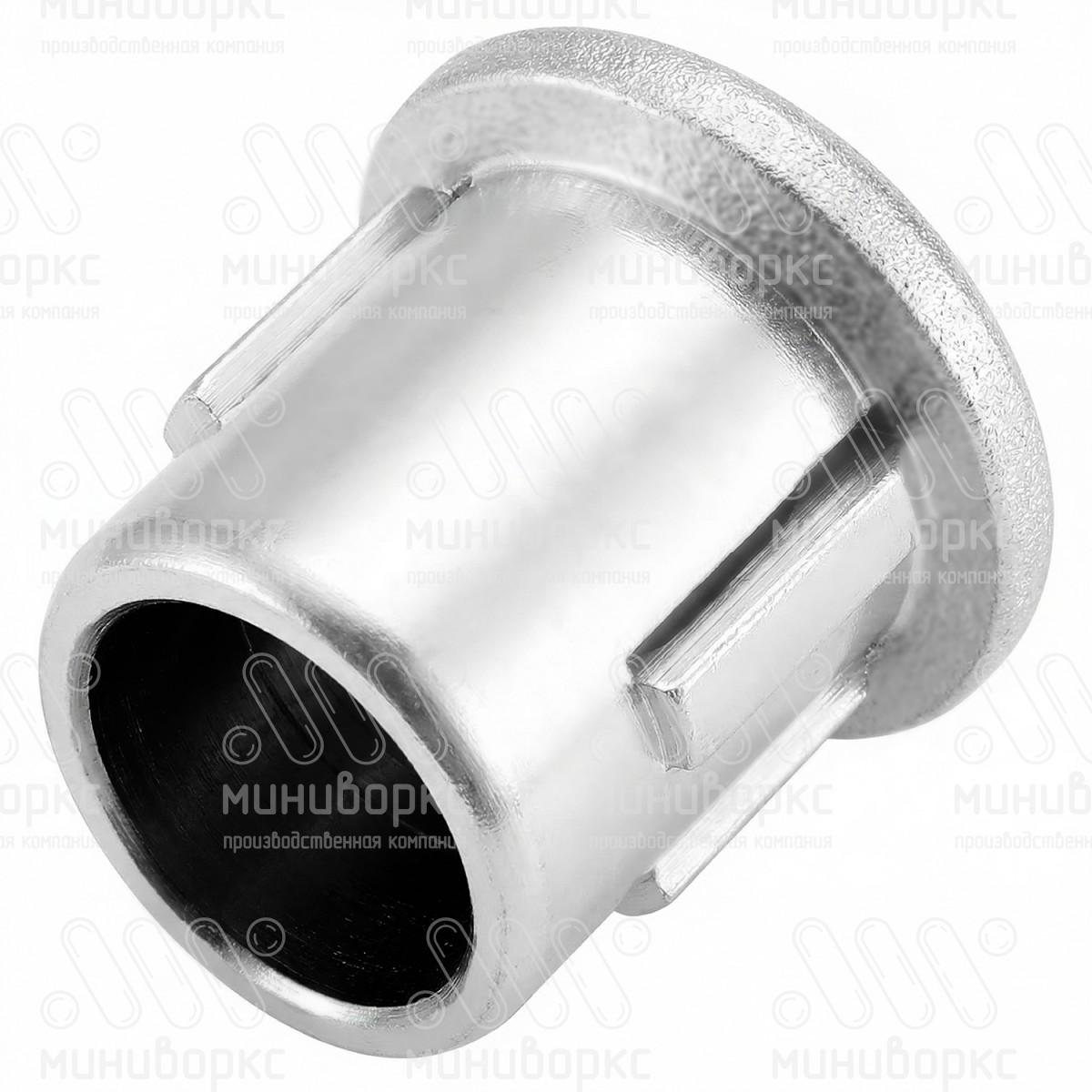 Заглушка пластиковая круглая Ø10, декоративная, цвет хром – 10ДХУ - 2