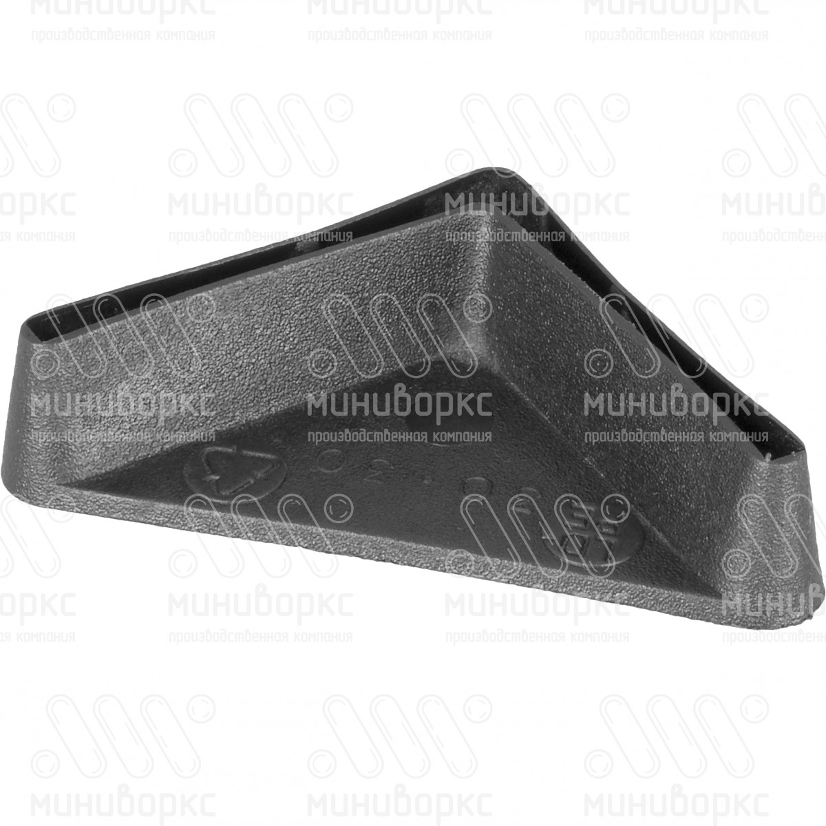 Опора пластиковая под уголок 30X30, серия SPA, цвет черный – SPA30X30 - 1