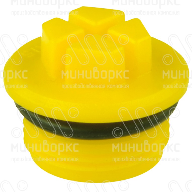 Защита внутренней резьбы M22×1.5, цвет желтый – TFTOR22X1,5 - 1